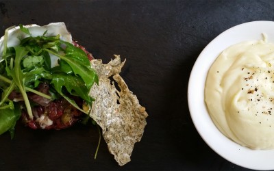 Plat du jour : Tartare de Boeuf à l’huitre