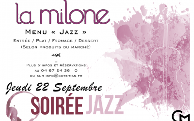 Soirée Jazz La Milone au restaurant