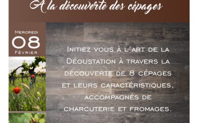 Atelier dégustation : A la découverte de 8 cépages