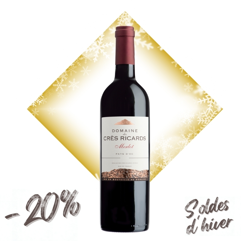 Domaine Cr S Ricards Merlot C T Mas   Domaines Des Cres Ricards Merlot 2020 Soldes Hivers 2024 