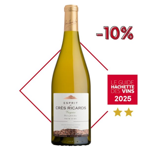 Esprit des Crès Ricards Viognier 2023Guide Hachette des vins 2025